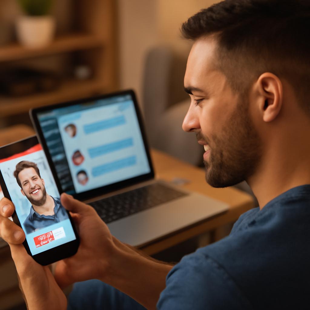 plataformas para namoro com sistema de comunicação