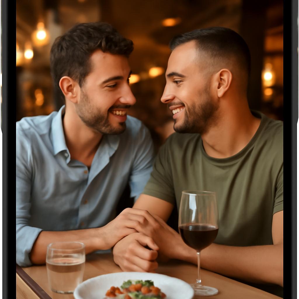 app para namoro com restauração