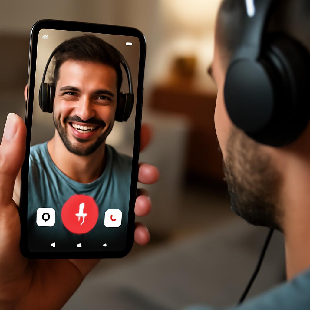 app para namoro com sistema de áudio