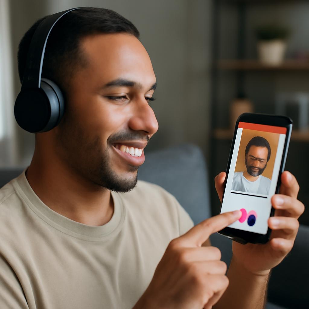 apps para namoro com recursos de áudio