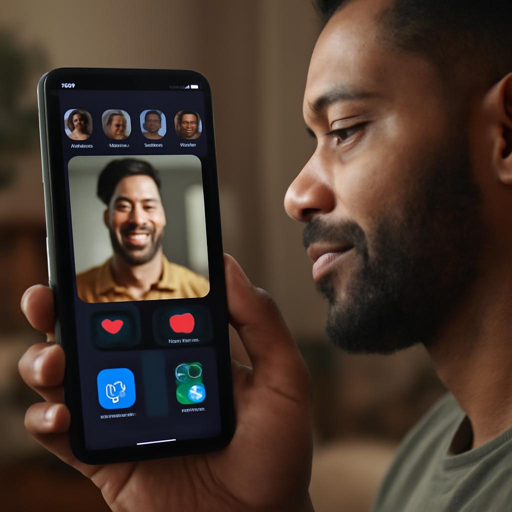 app para namoro com funcionalidades de segurança
