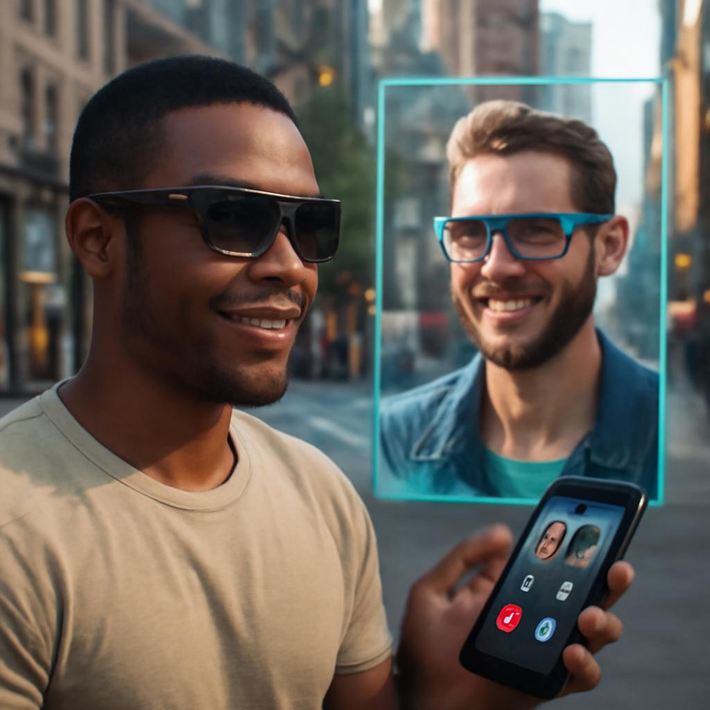 app namoro com sistemas de realidade aumentada