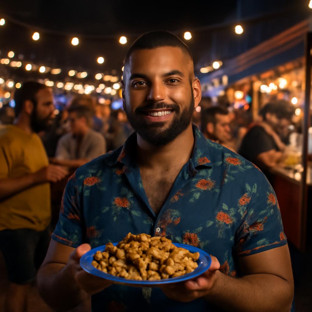 evento gastronômico noturno