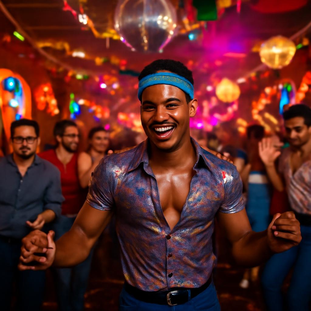 balada com tema retrô