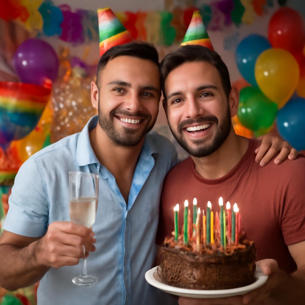 festa para celebrar aniversários
