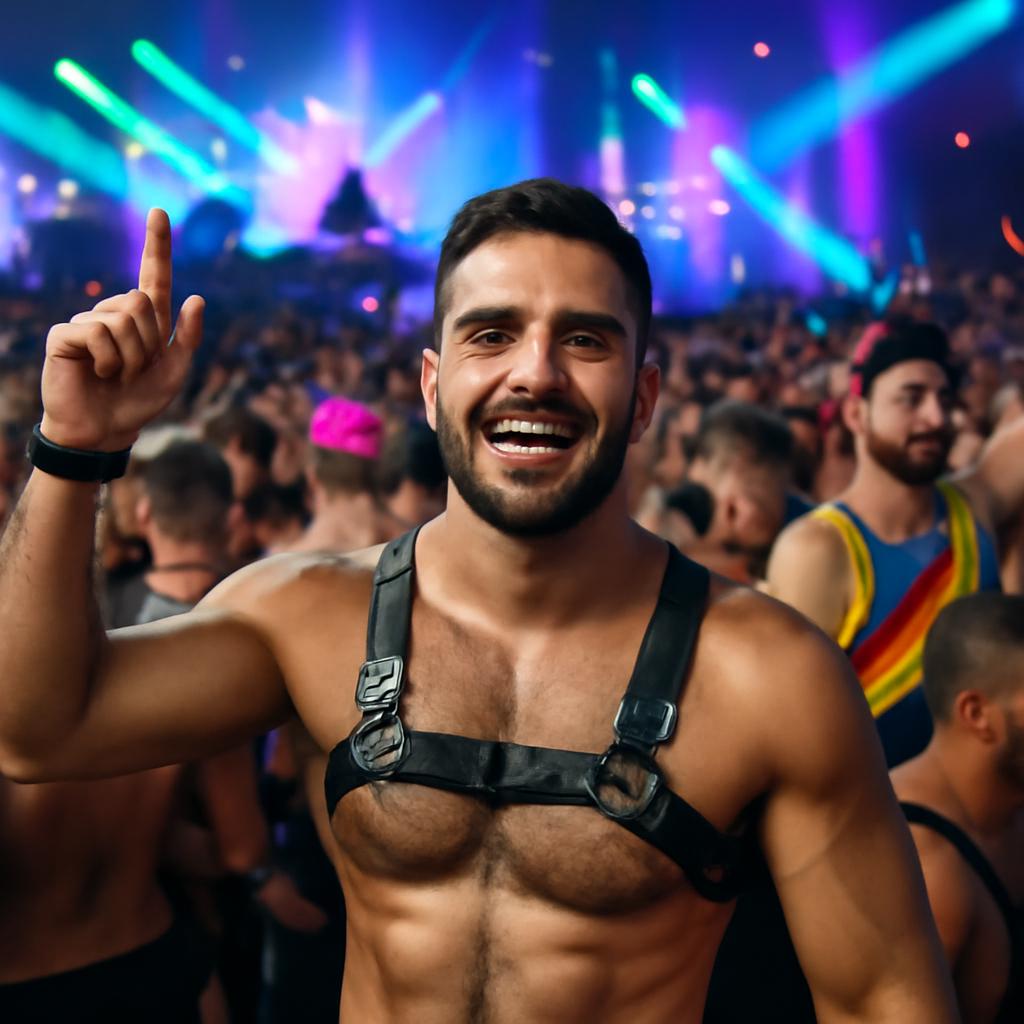 evento de música eletrônica ao vivo