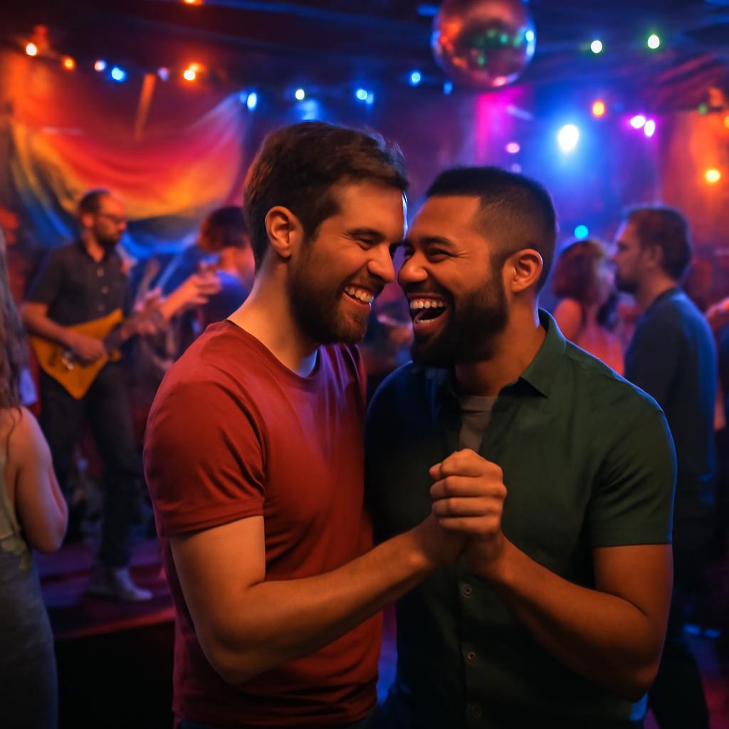 balada com música ao vivo e dança