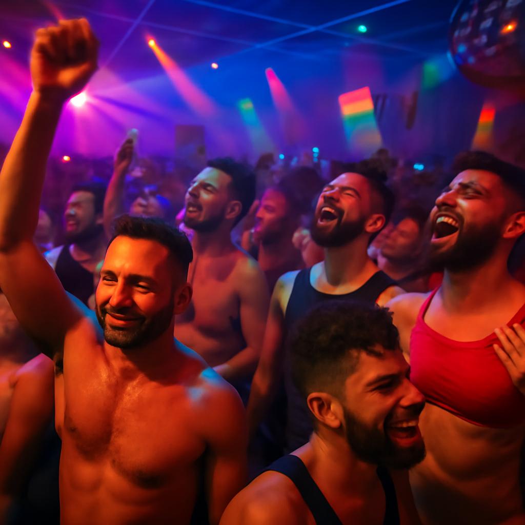 balada para fãs de música eletrônica