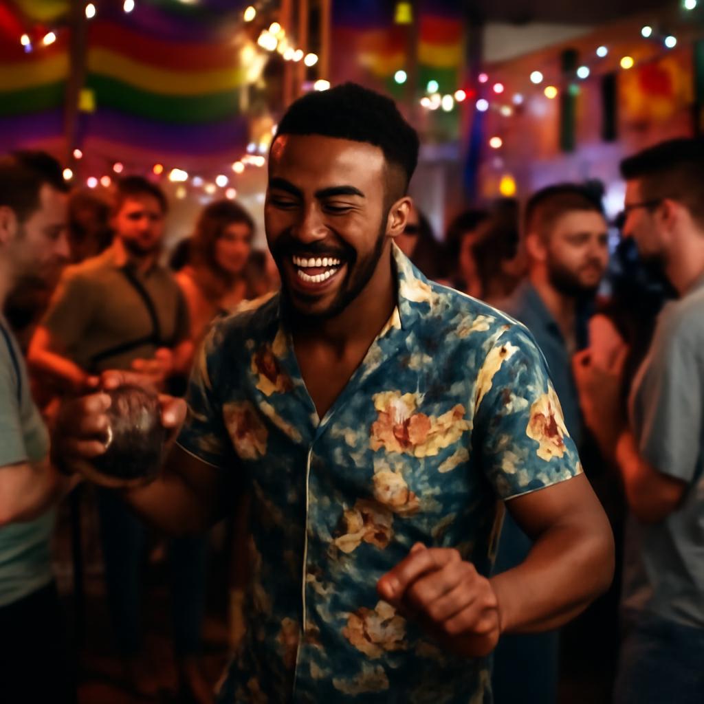 festa social com música ao vivo