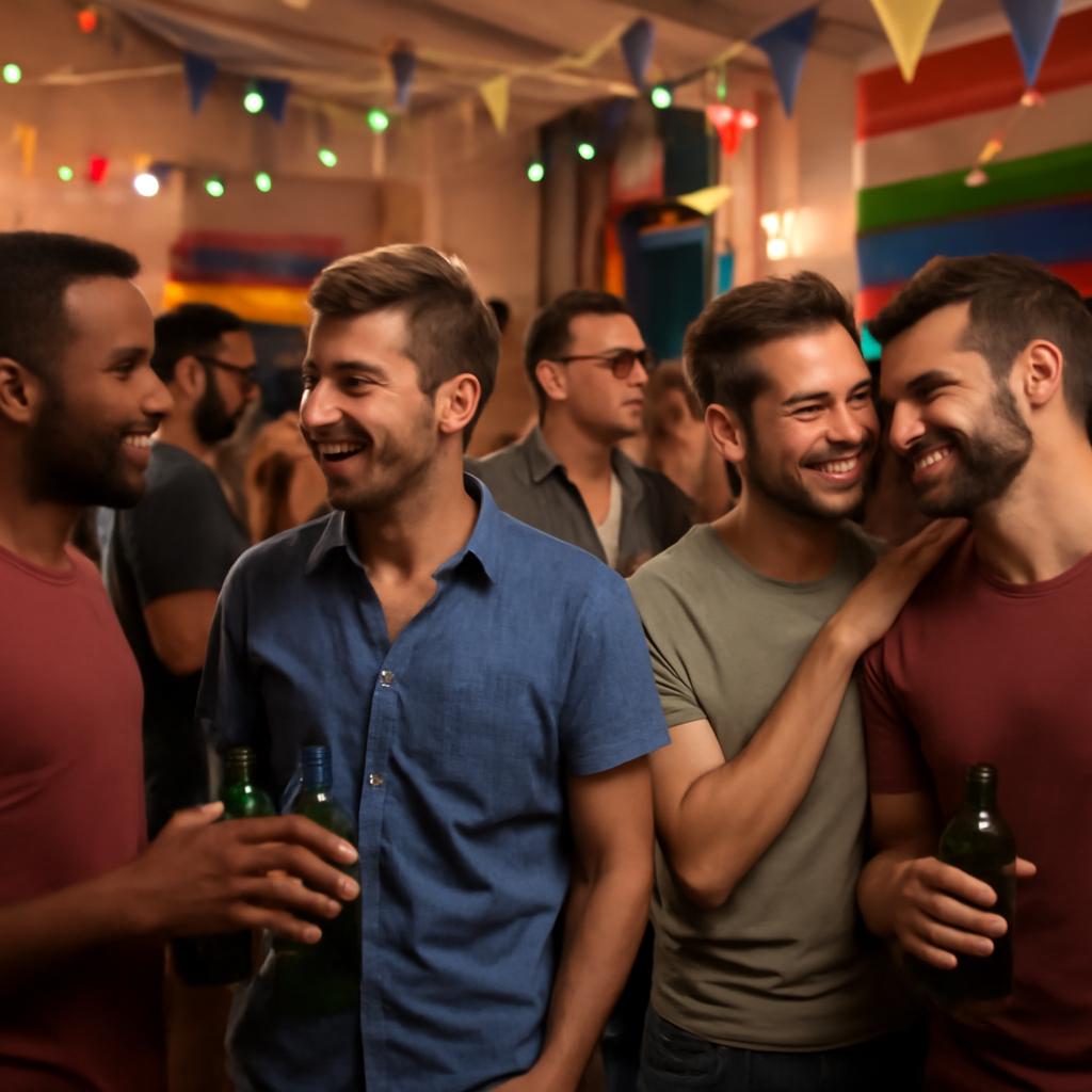 festas para encontros e socialização