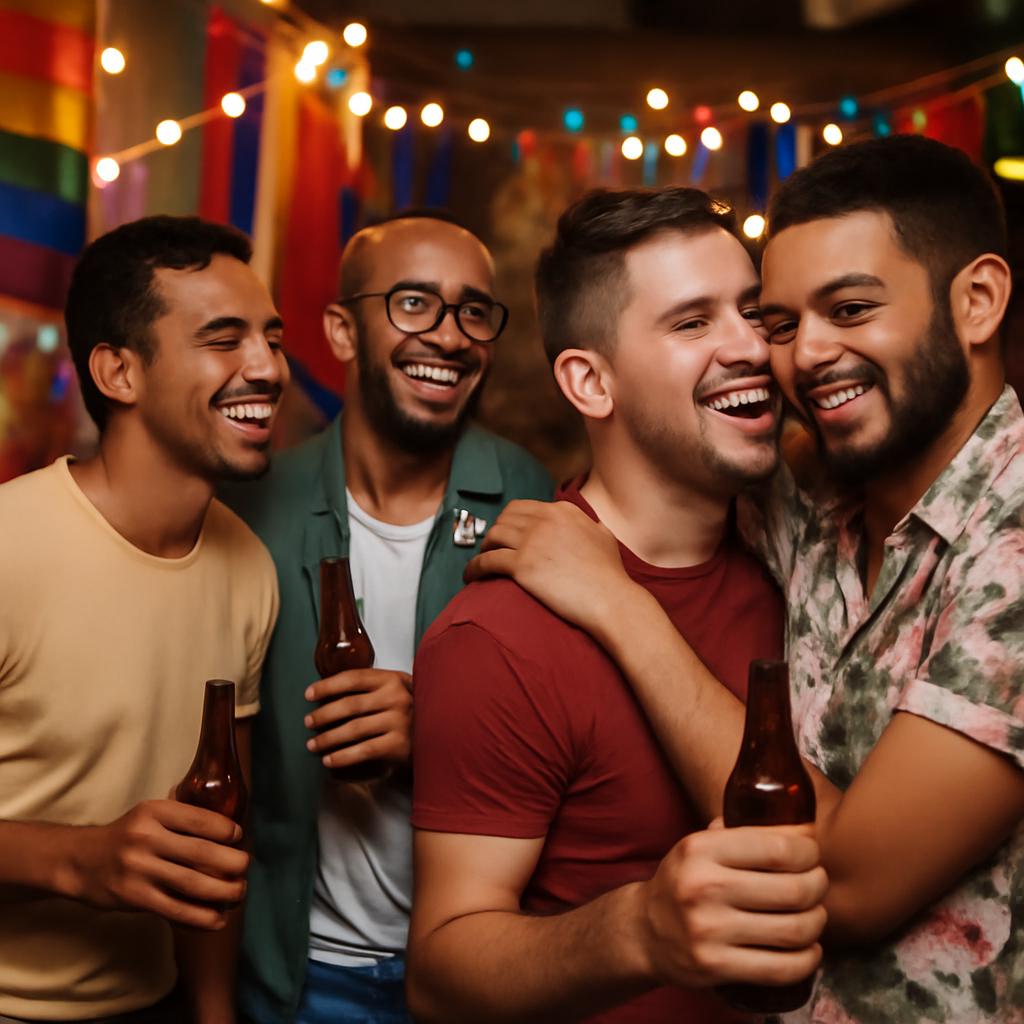 festas para encontros e socializar com amigos