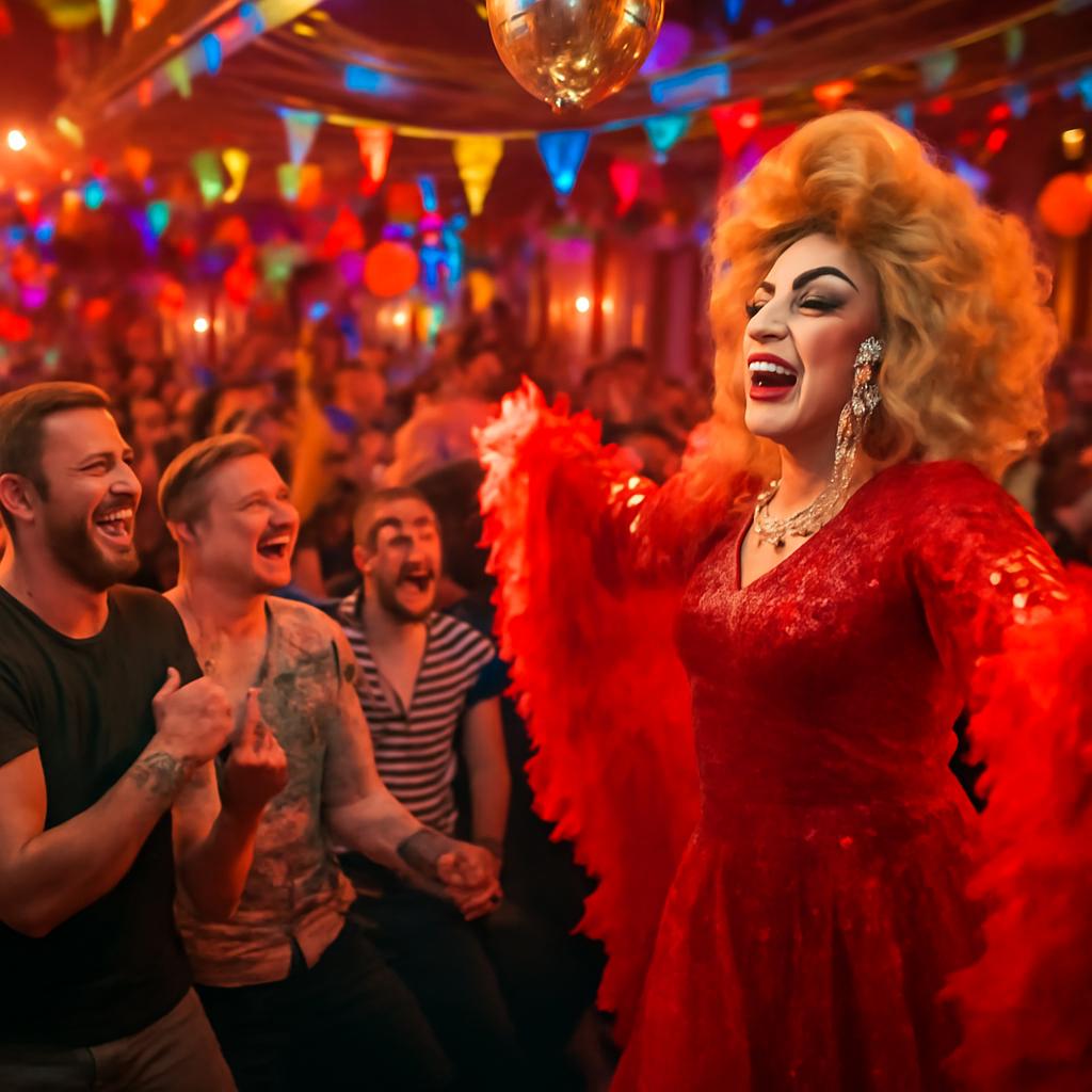 festas com performances de drag queens