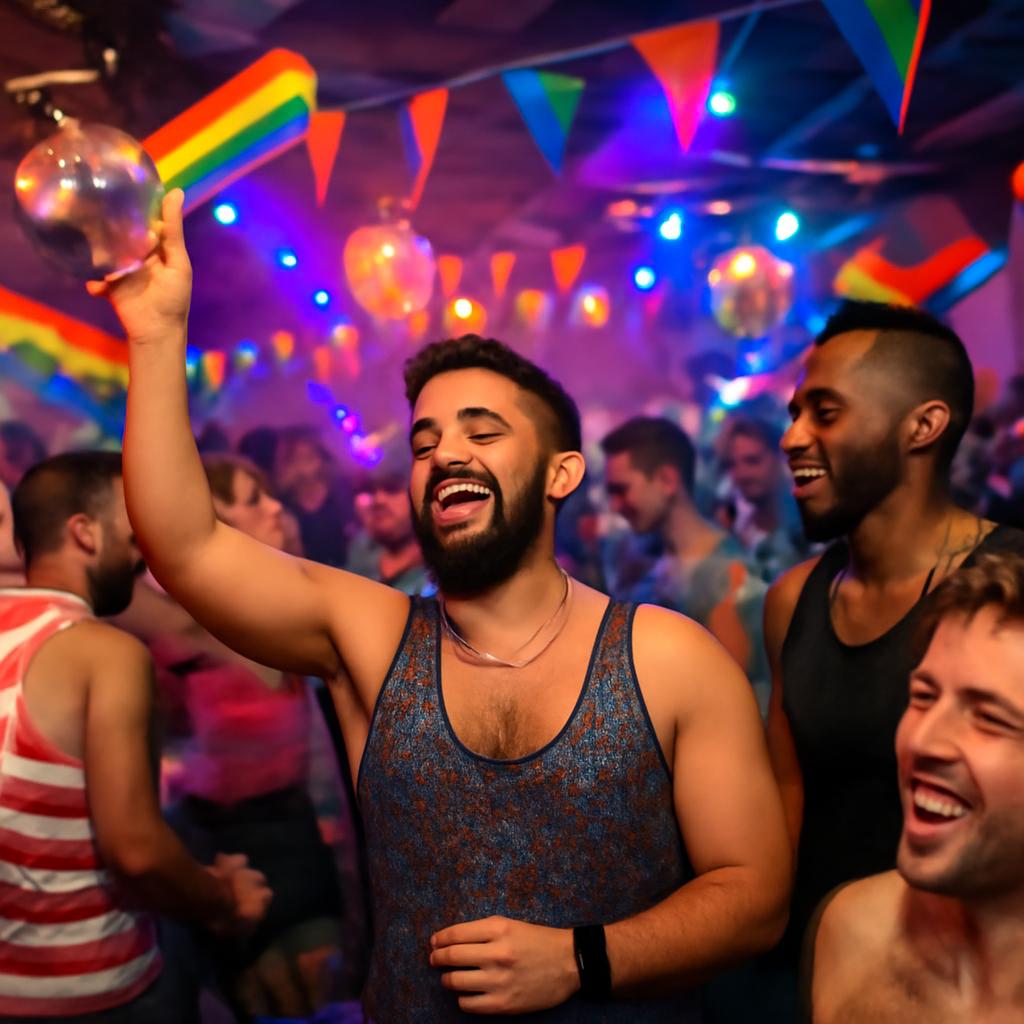 festas para socialização e música