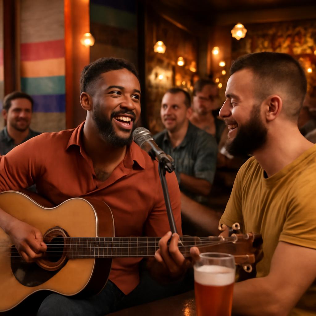 happy hour com música ao vivo