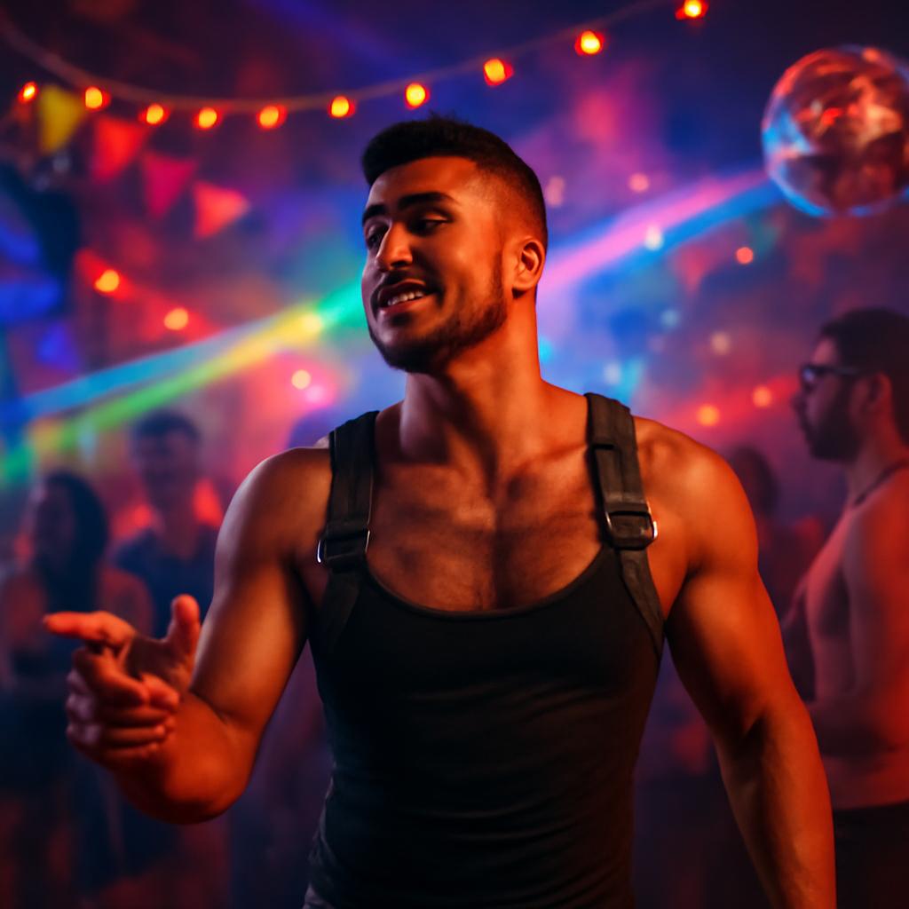 iluminação para festas noturnas