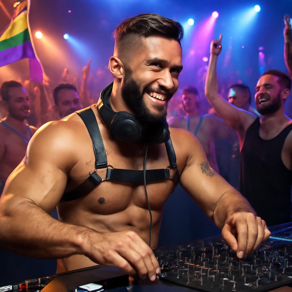 festa de música eletrônica ao vivo