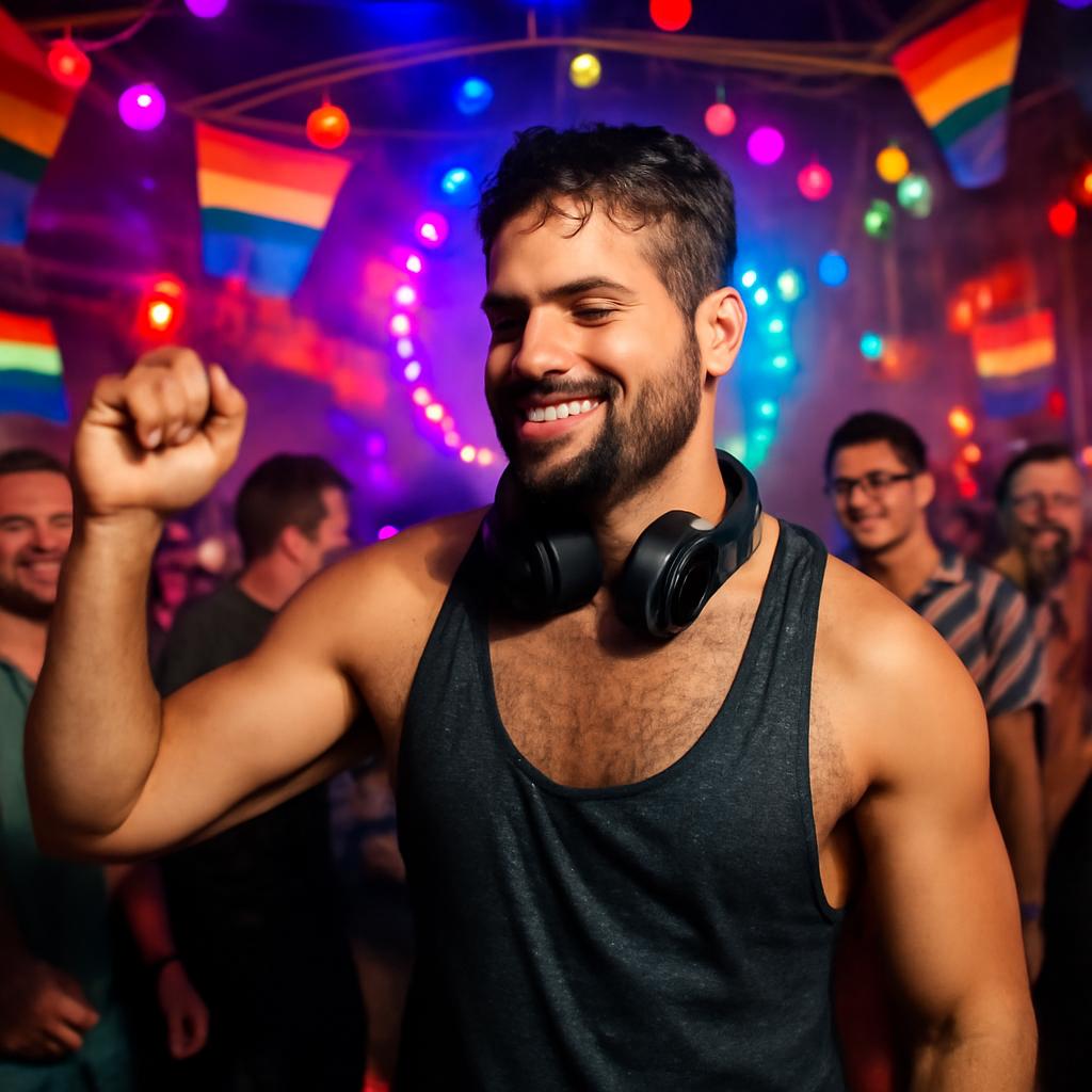 festa com música alternativa
