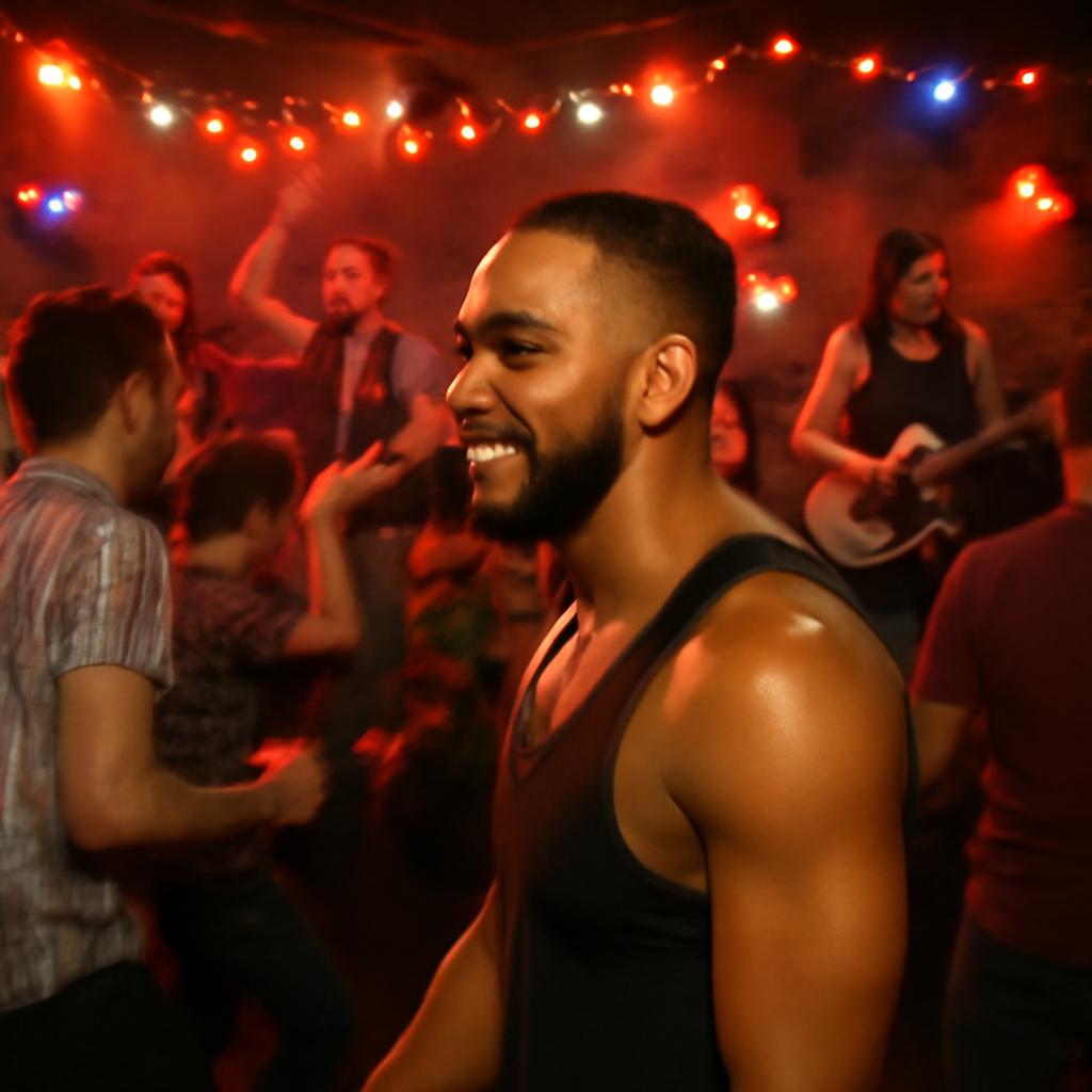 balada com shows de bandas locais