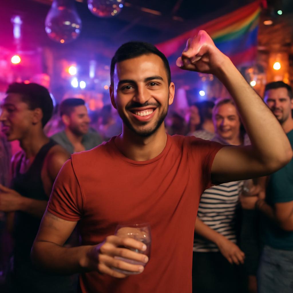 balada com ambiente jovem e descontraído