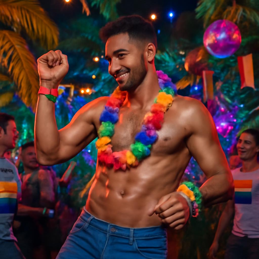balada com temática tropical