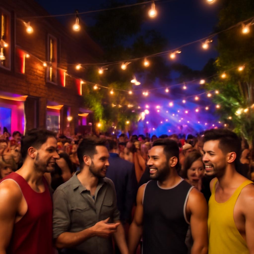 balada com área externa para eventos