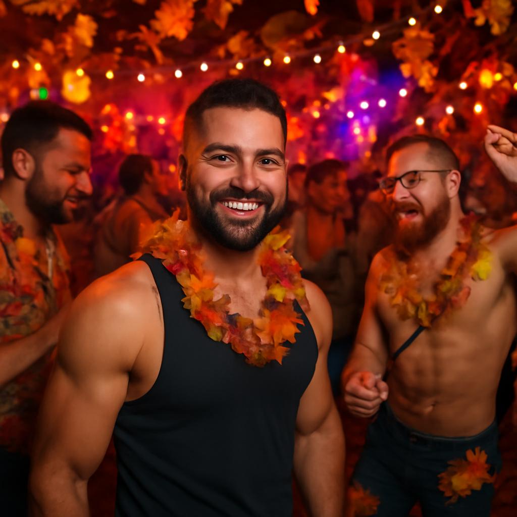 balada com festas de outono temática