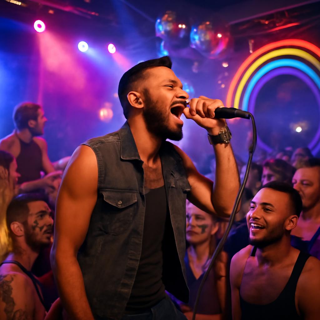 balada com shows de música alternativa