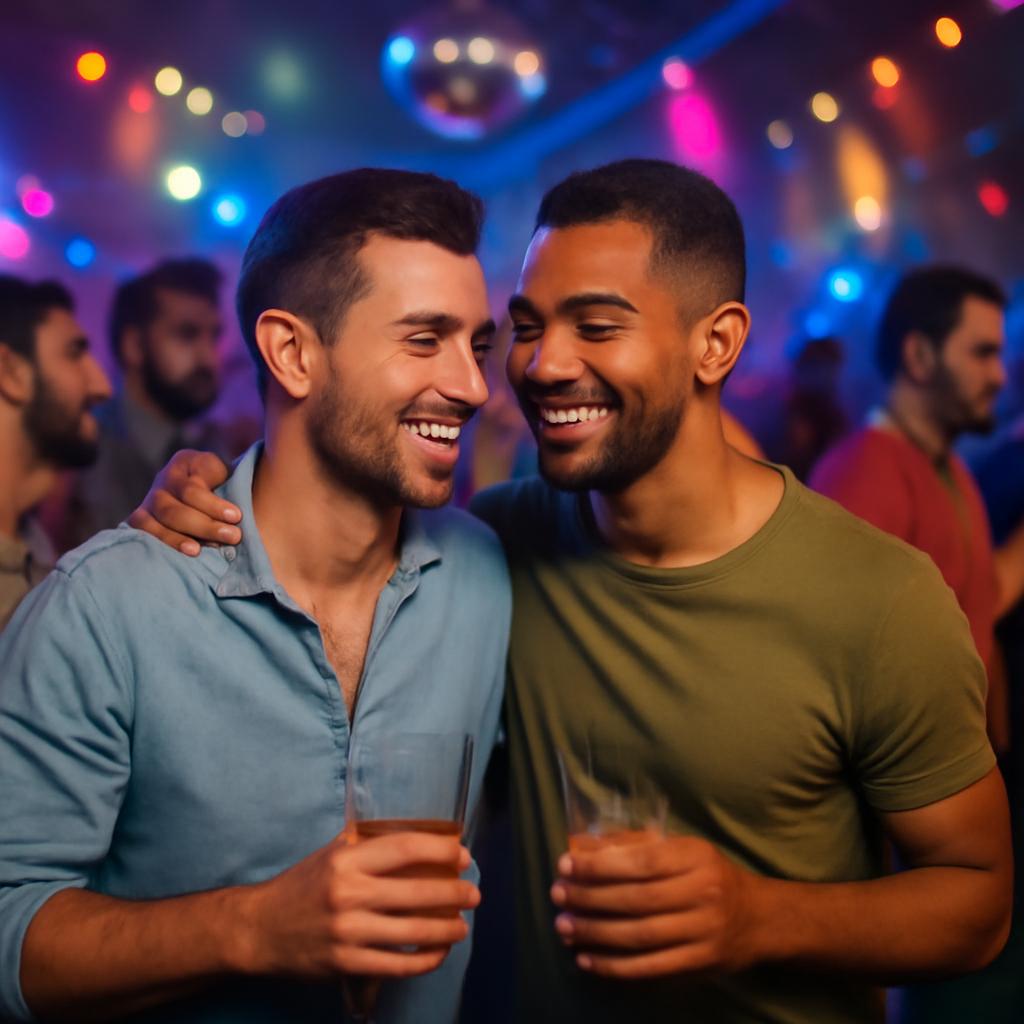 balada com festas para socialização e amizade sincera