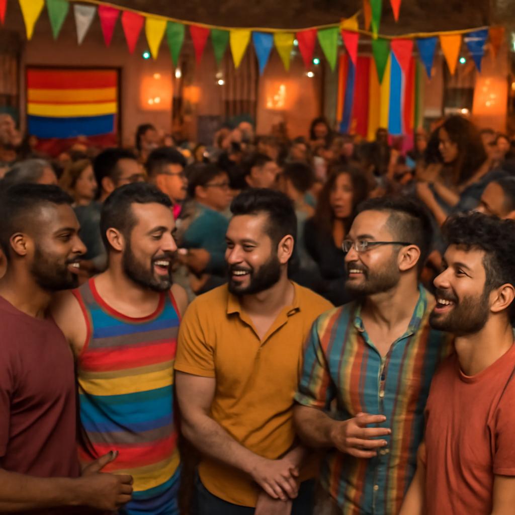 festa para socialização e eventos culturais