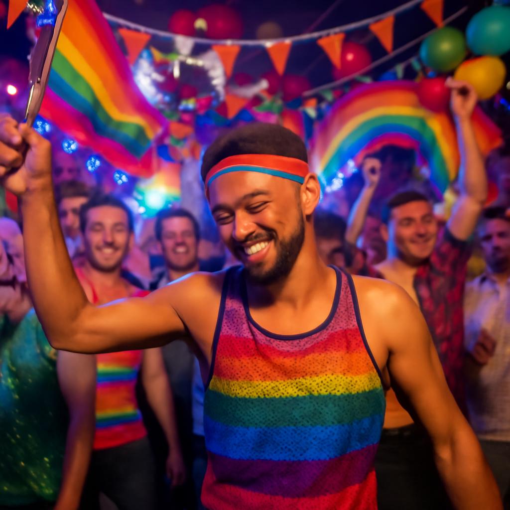 balada com festa temática para jovens adultos