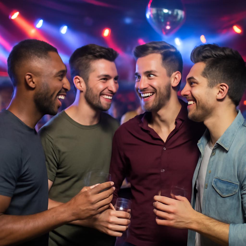 balada com festas para socialização e paquera segura e confiante
