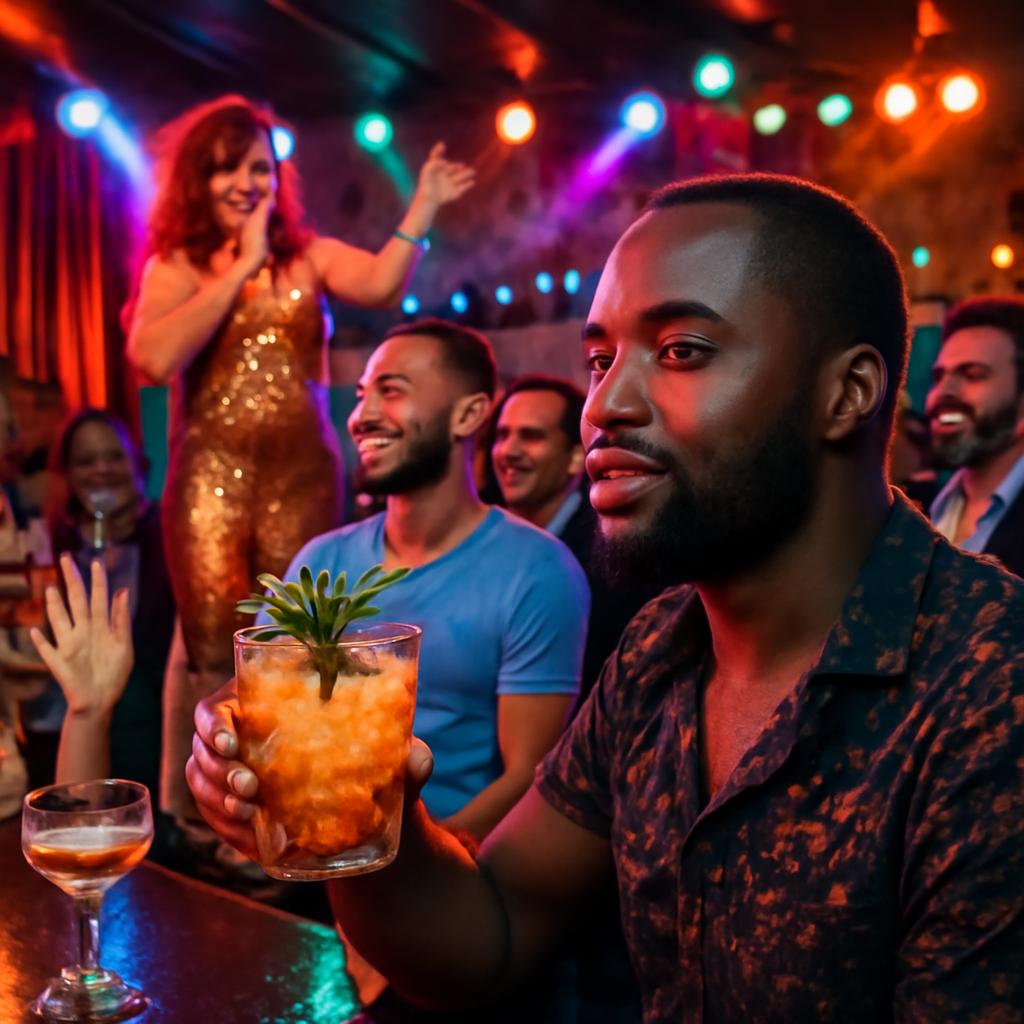 balada com shows ao vivo e coquetéis artesanais