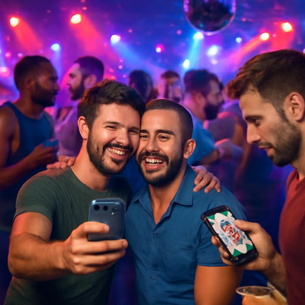 balada com festas para socialização e paquera e flerte online