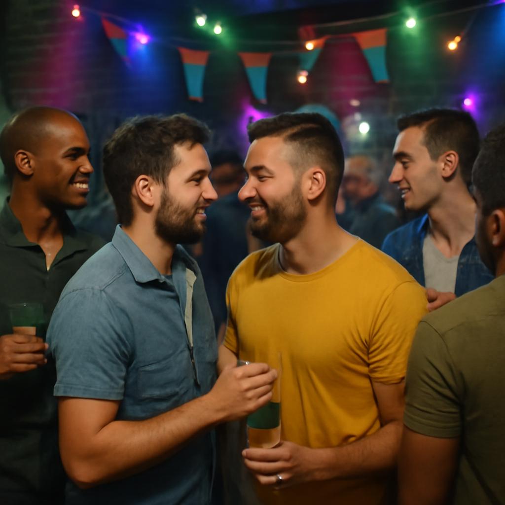 festas para socialização e paquera segura e confiável