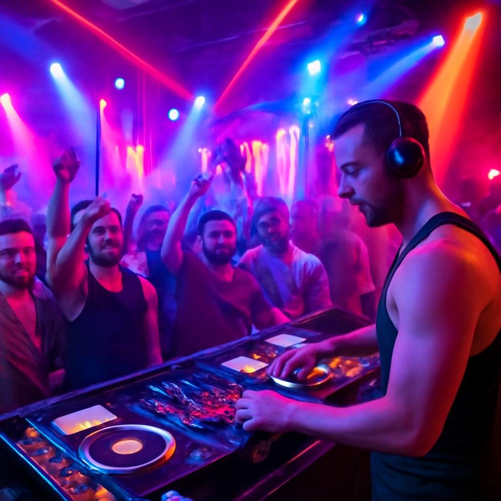 balada com música ao vivo e show de DJs