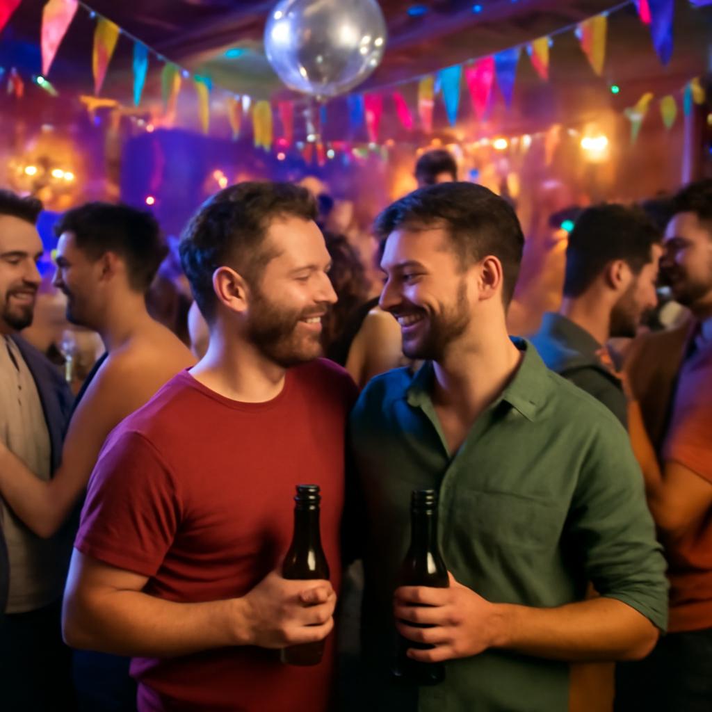 festa para socialização e paquera segura e confiável