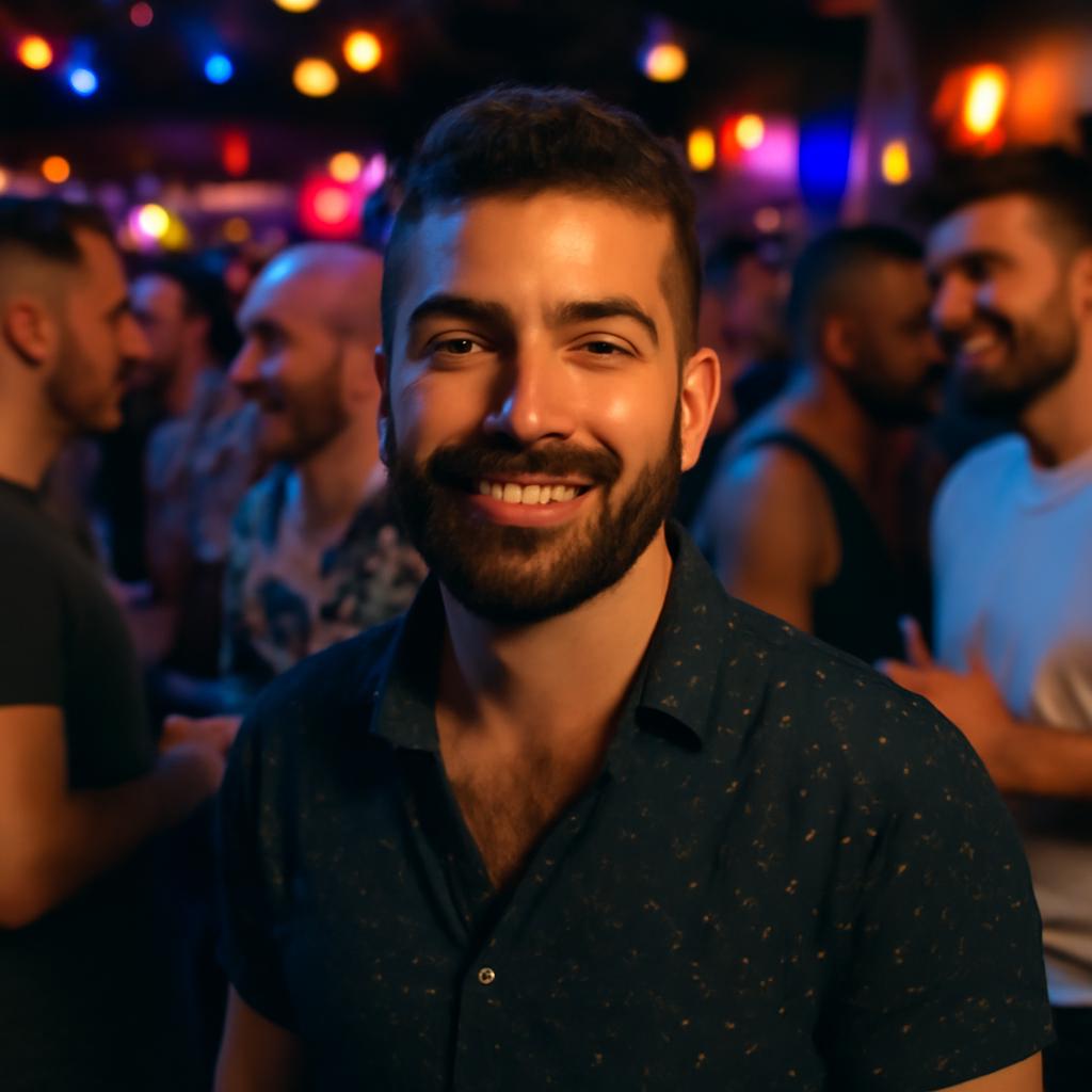 nighttime social event