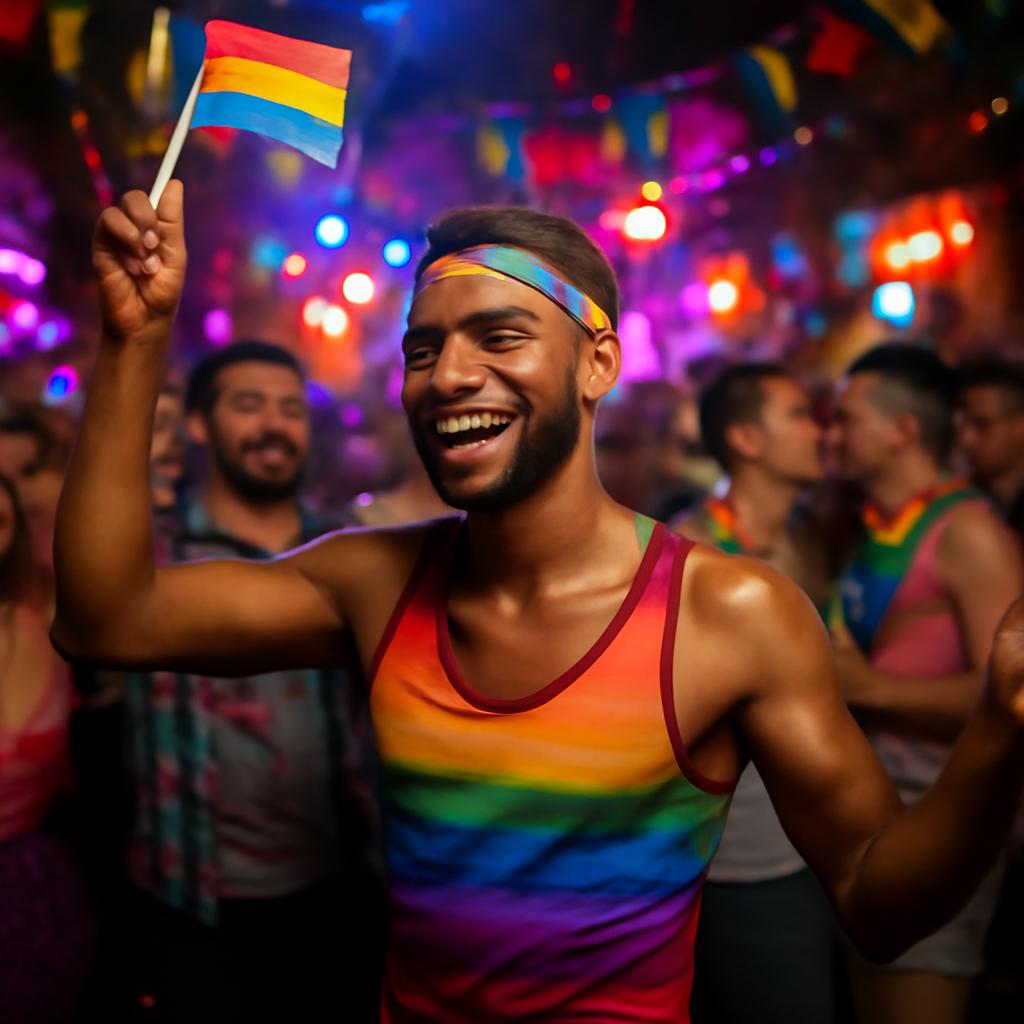 lgbtq+ dance and party