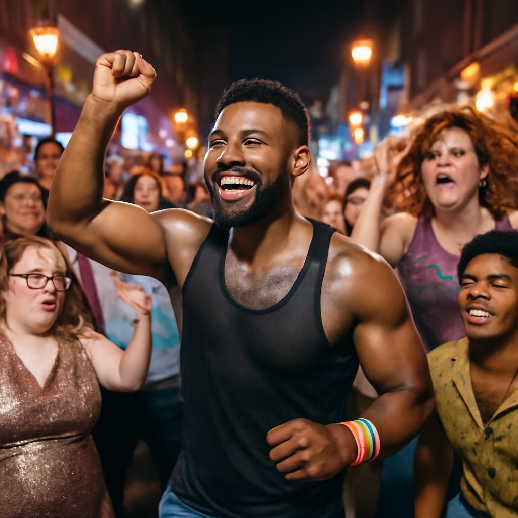 inclusive dance party downtown