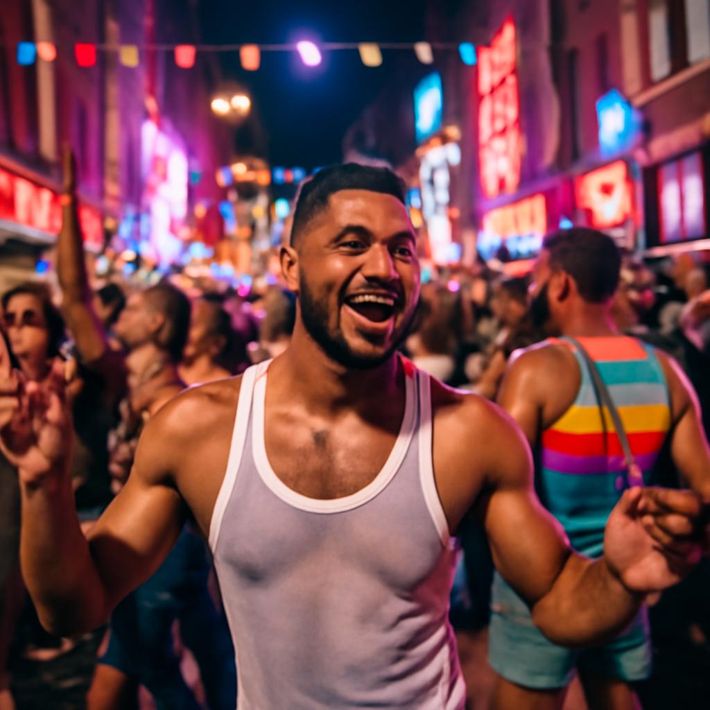 party and dance event downtown