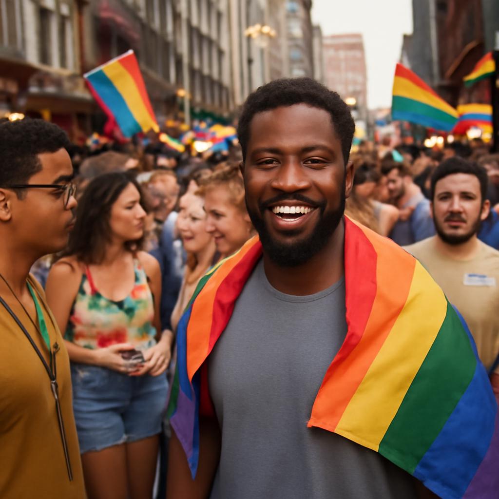 lgbtq+ social gathering downtown
