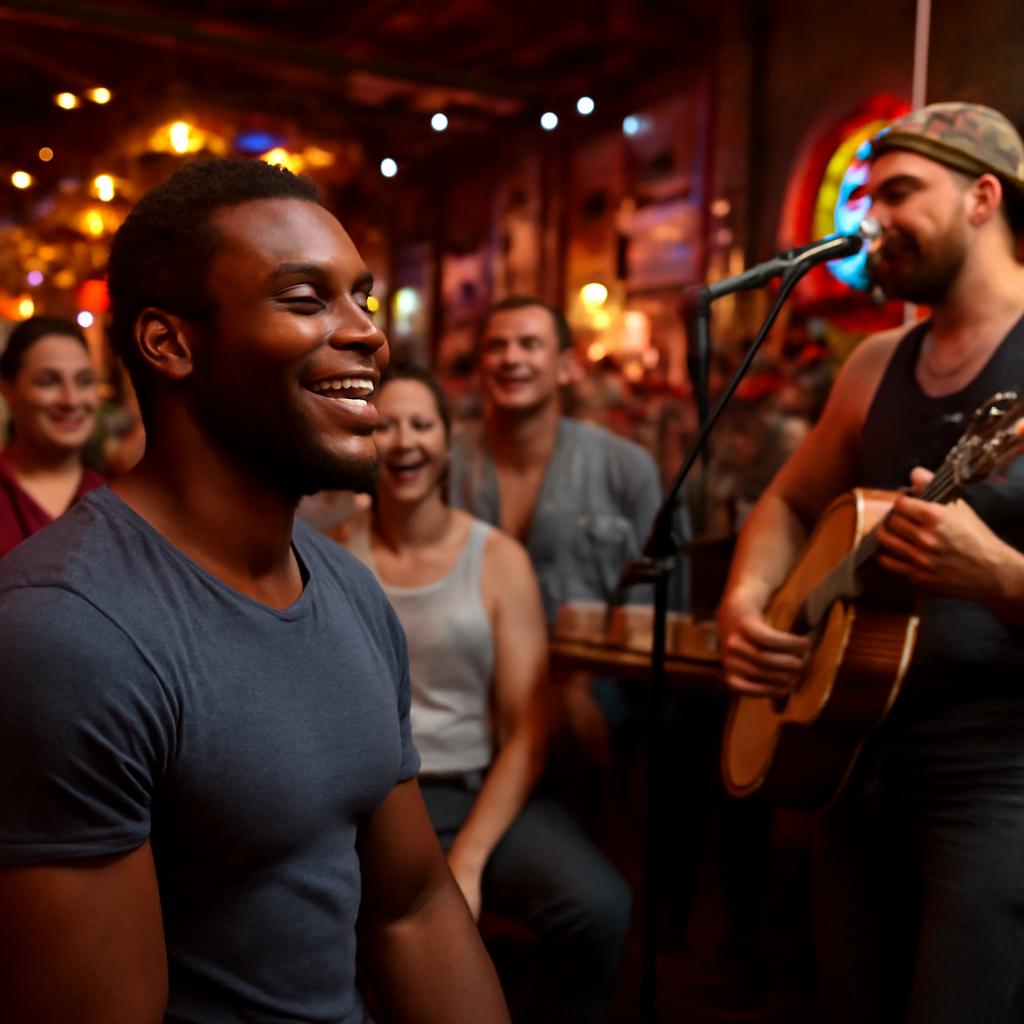 live music gathering spot