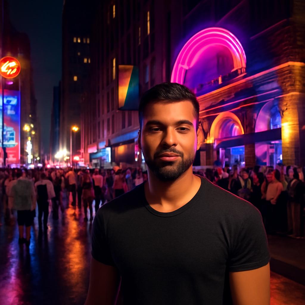 nightclub event downtown city