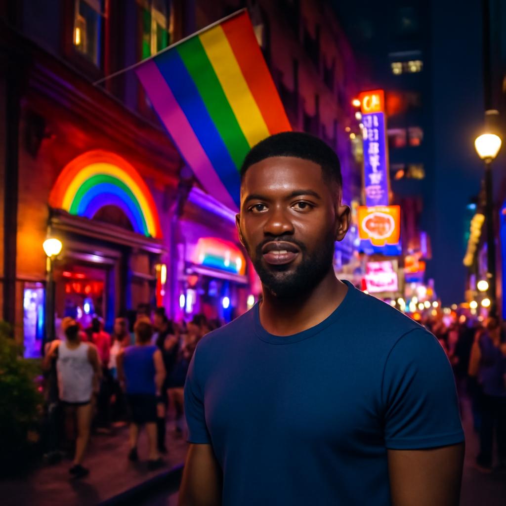 lgbtq+ nightlife venue downtown city