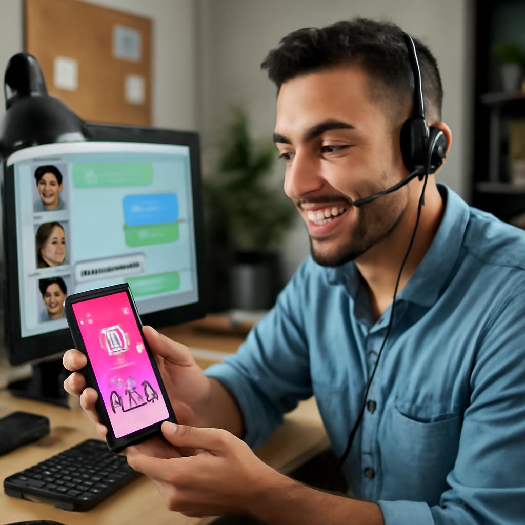 suporte técnico para apps