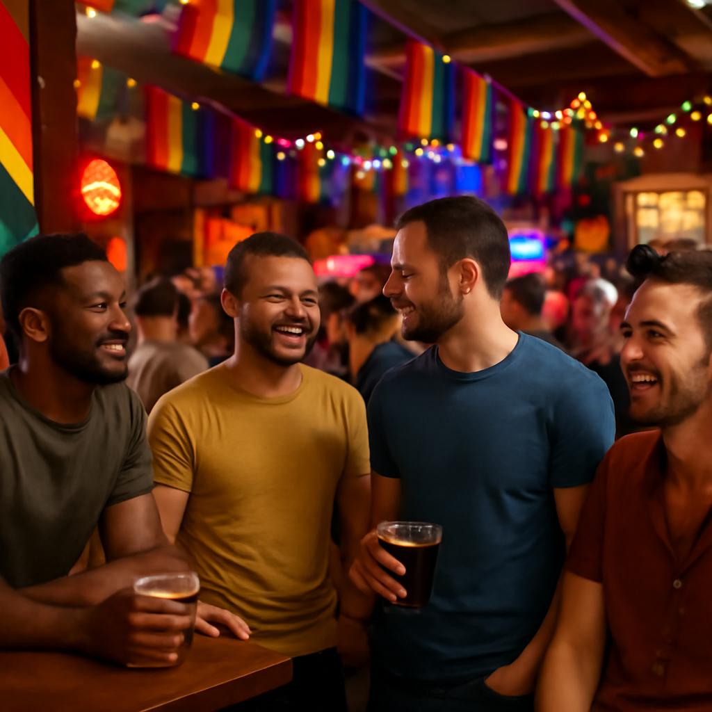 LGBTQ+ social gathering places