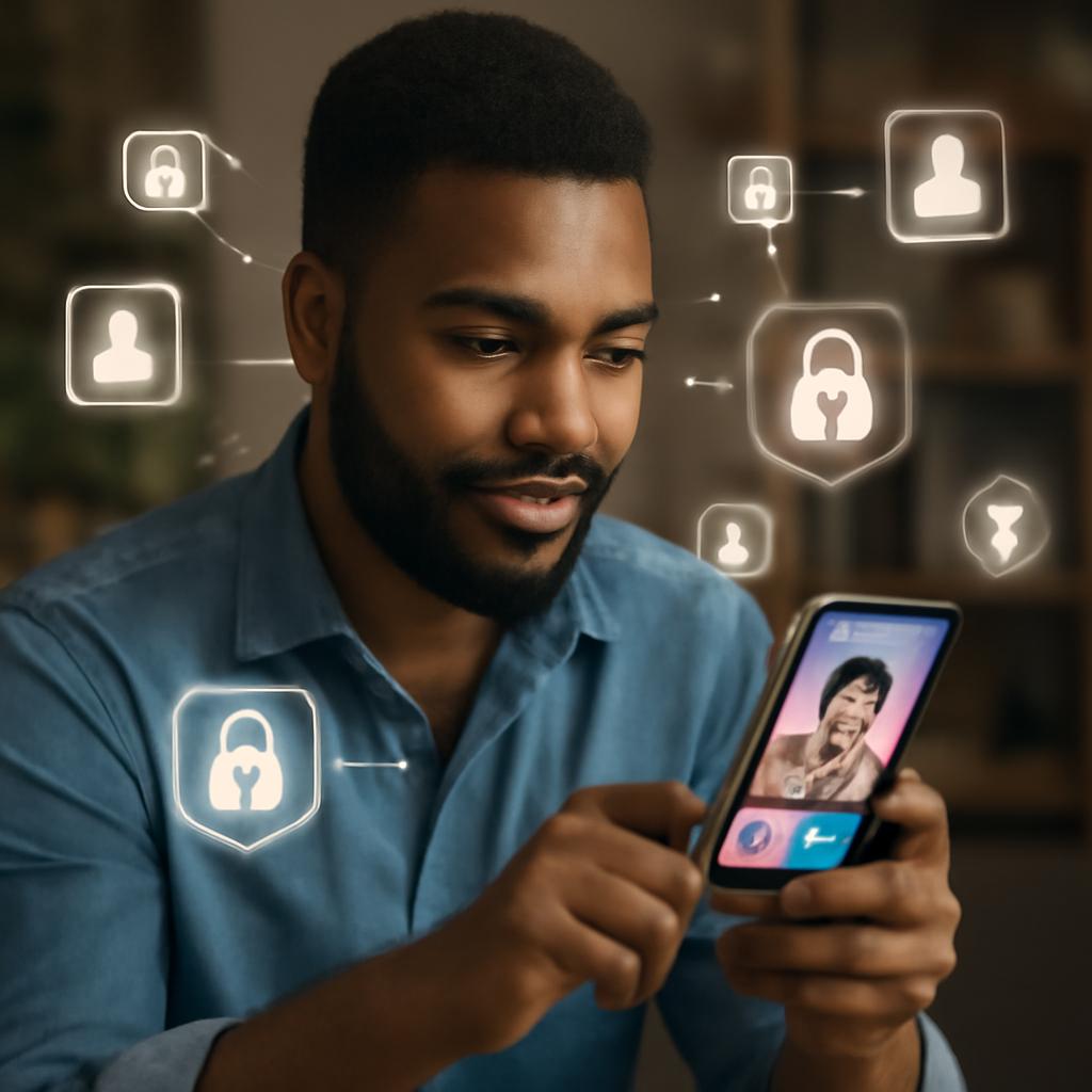 dating app networks with privacy features