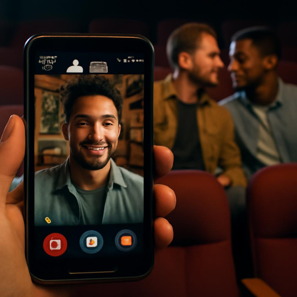aplicativo namoro para amantes de cinema