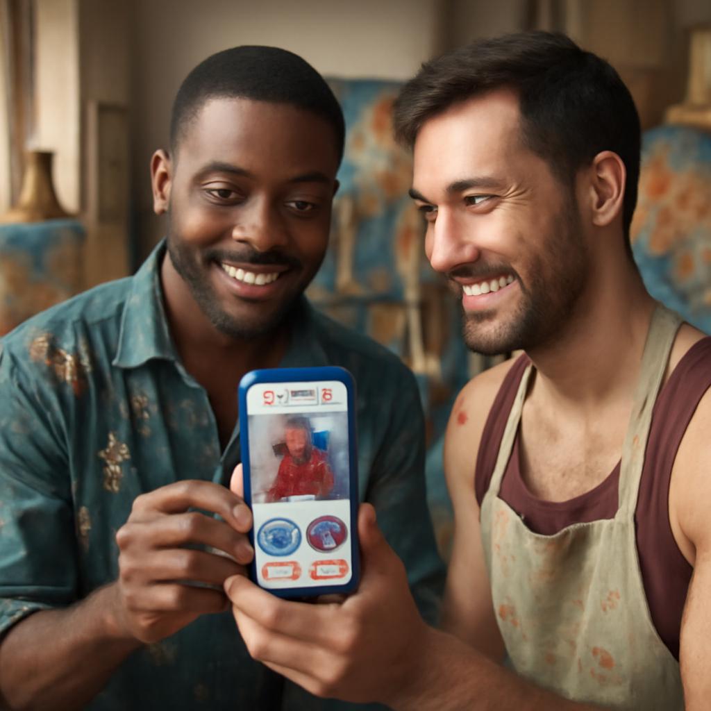 app para amizade entre pintores