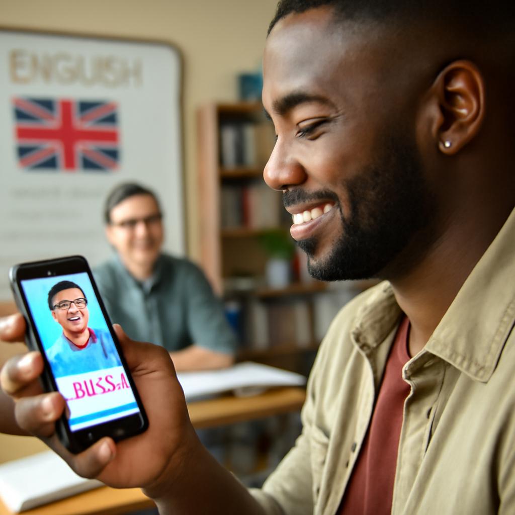 aplicativo para amizade em cursos de inglês